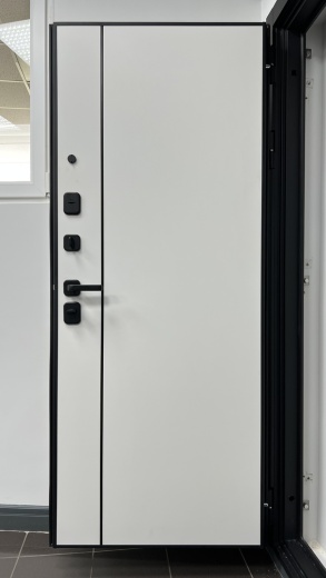 Стальная дверь FLAT 90 12 Комби 01 / Стайл 08
