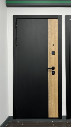 Стальная дверь FLAT 90 12 Комби 01 / Стайл 08